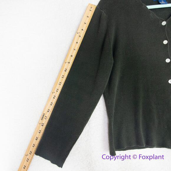 Herman Geist dark‎ green sweater, size L - Picture 6 of 14